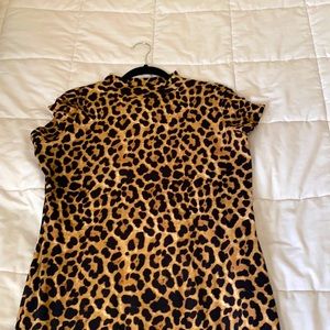 Cheetah maxi dress